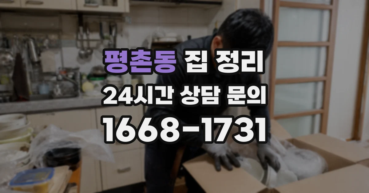평촌동 집 정리