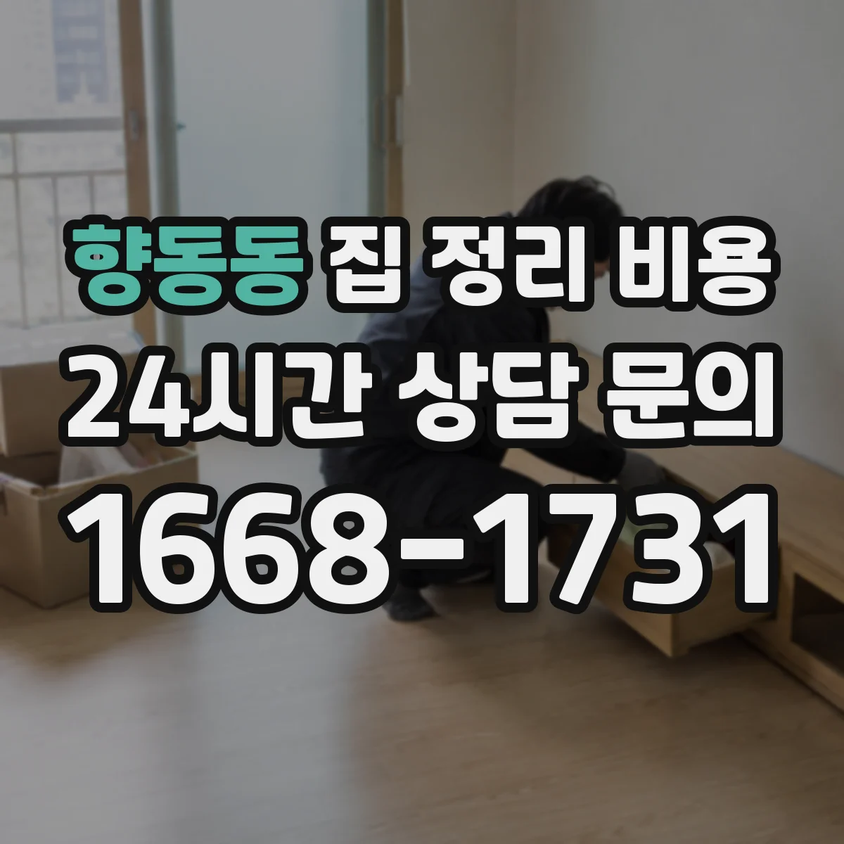 향동동 집 정리 비용
