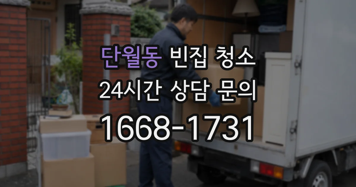 단월동 빈집 청소