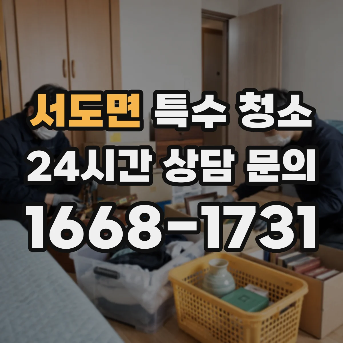 서도면 특수 청소