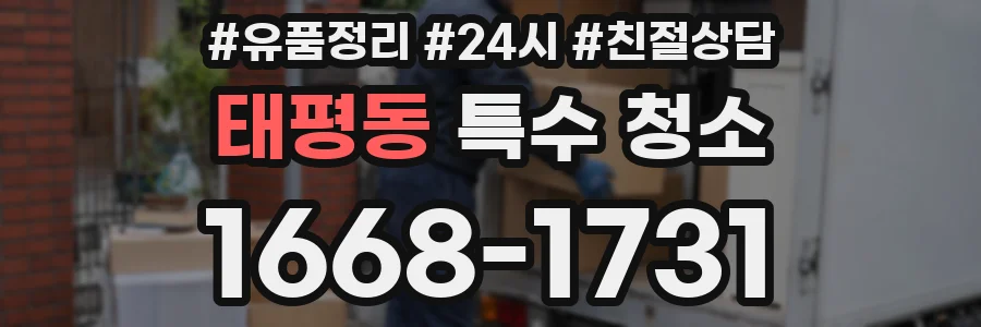 태평동 특수 청소
