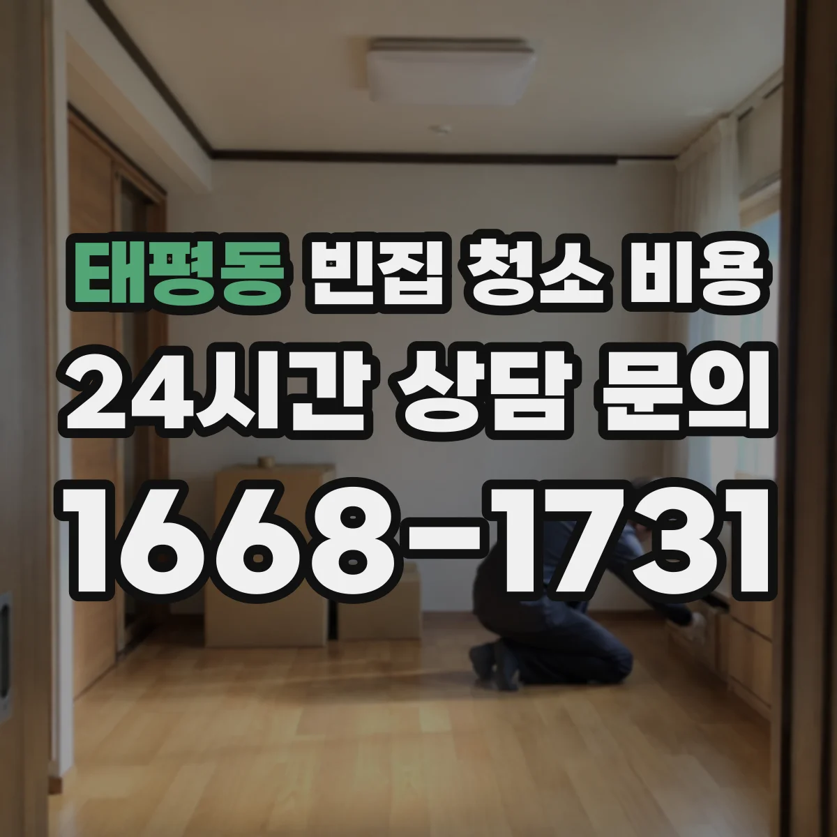 태평동 빈집 청소 비용