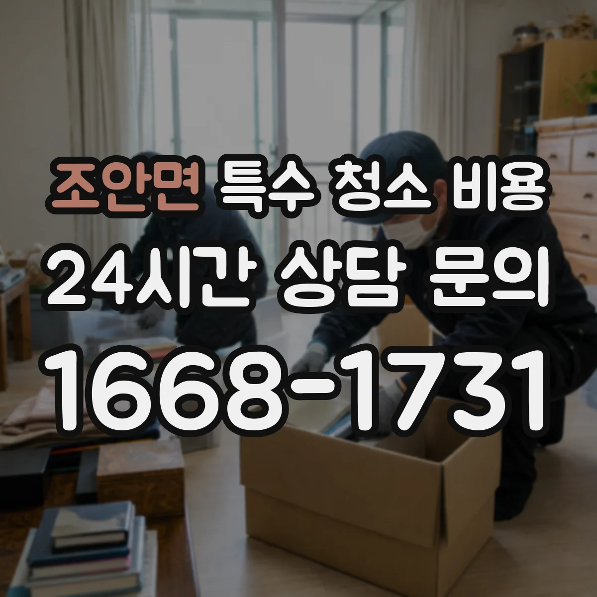 조안면 특수 청소 비용
