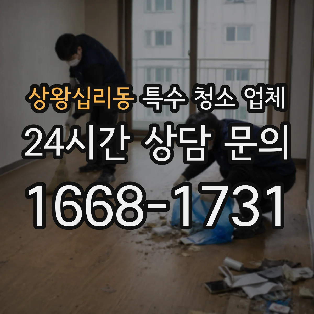 상왕십리동 특수 청소 업체