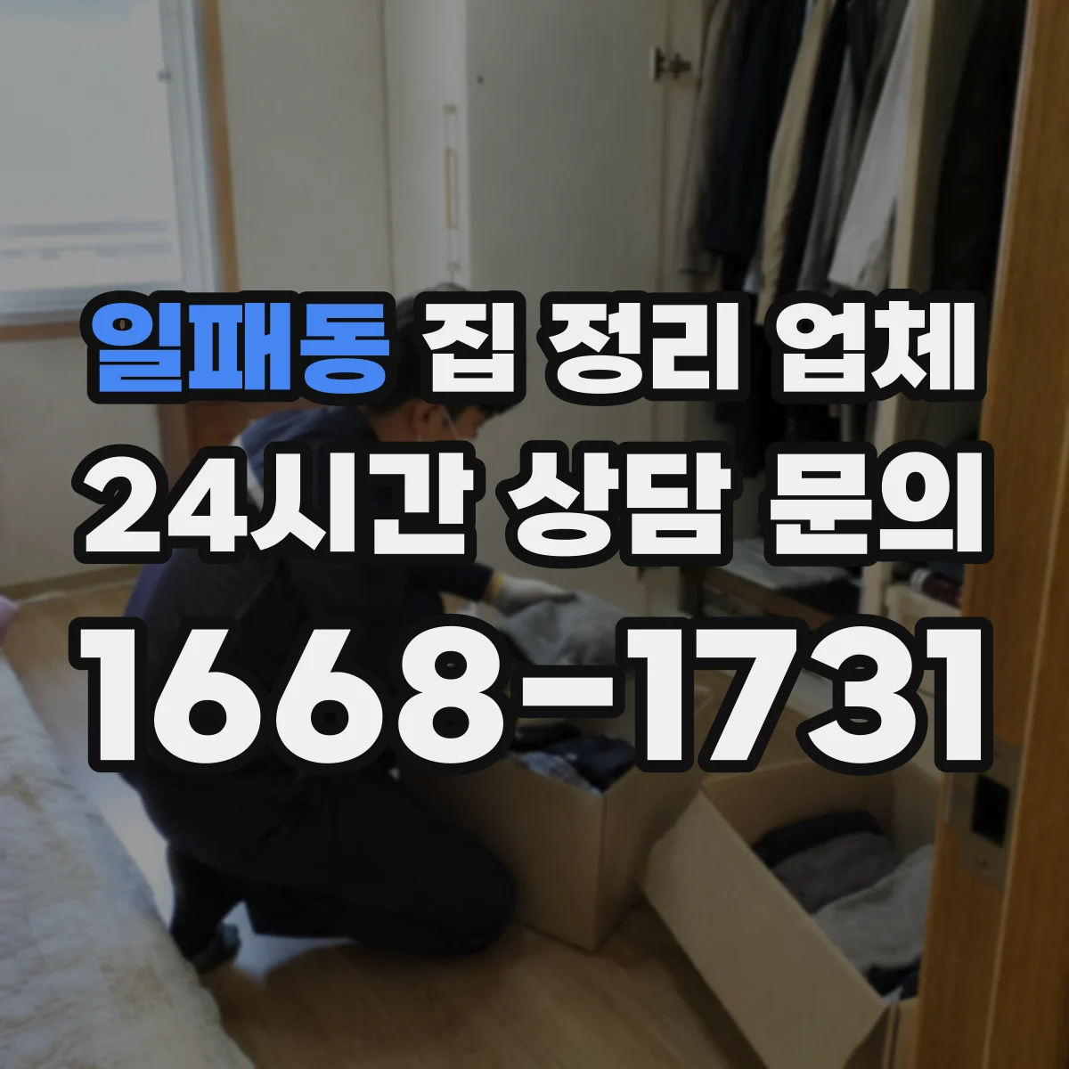 일패동 집 정리 업체