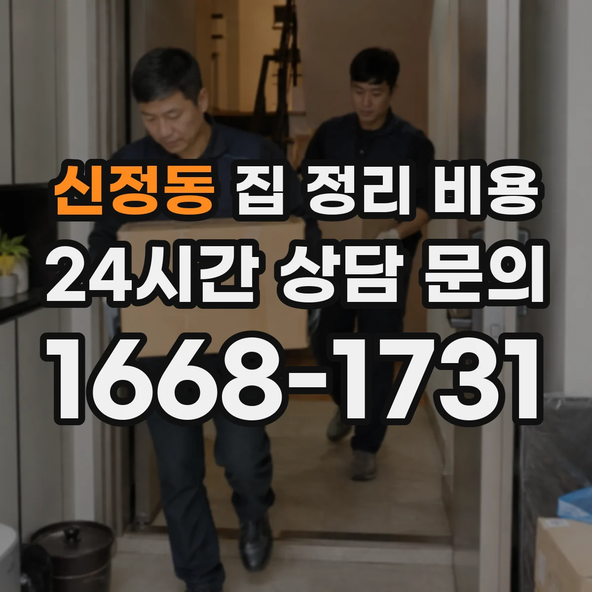 신정동 집 정리 비용