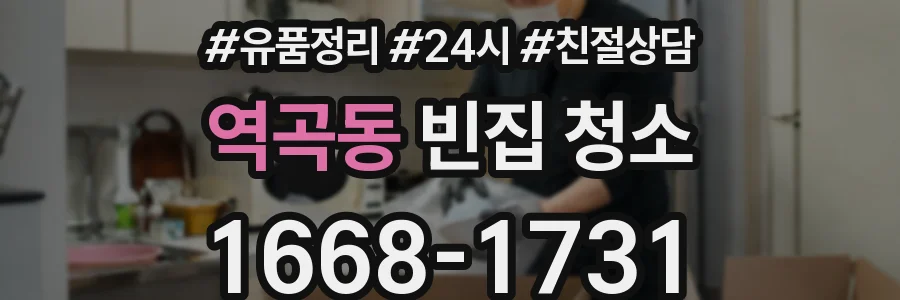 역곡동 빈집 청소