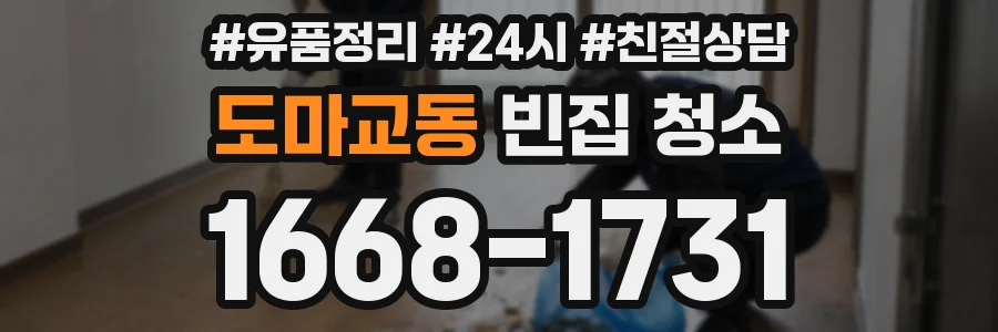 도마교동 빈집 청소