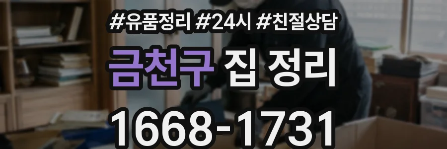 금천구 집 정리