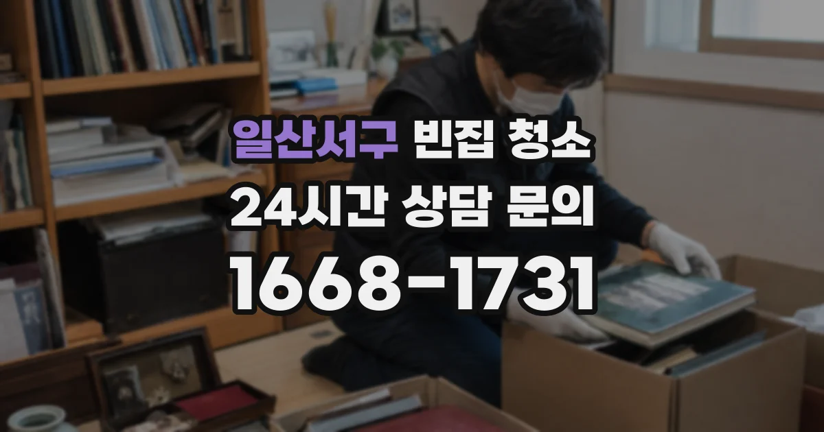 일산서구 빈집 청소