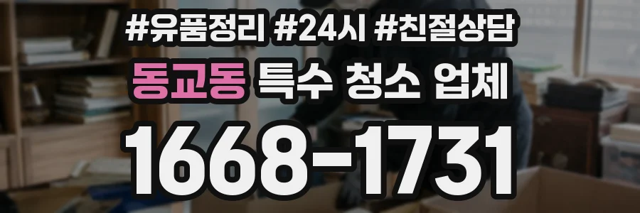 동교동 특수 청소 업체