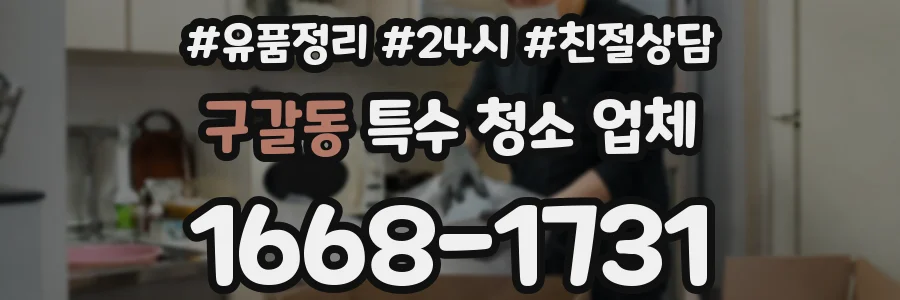 구갈동 특수 청소 업체