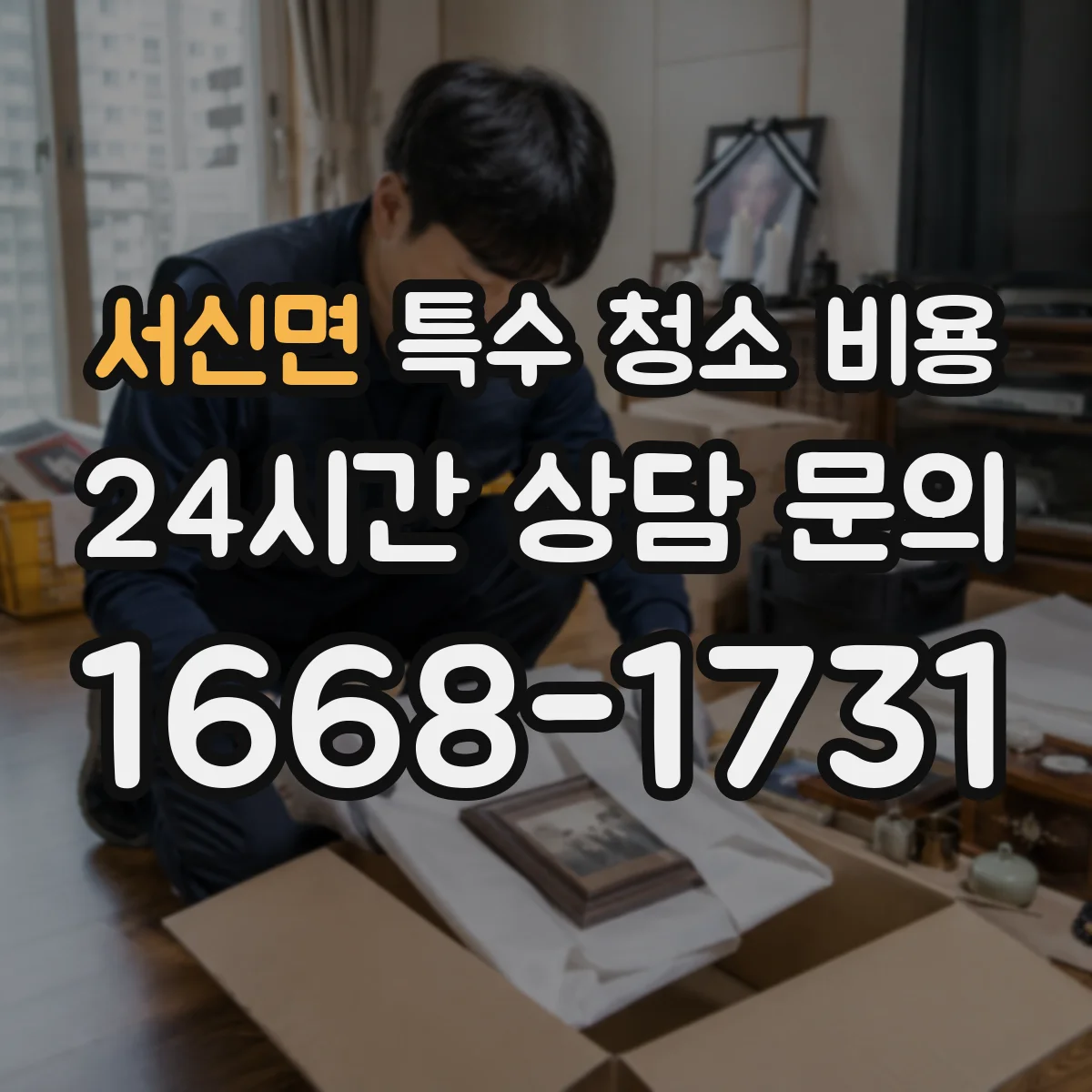 서신면 특수 청소 비용