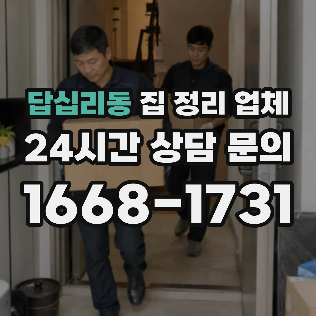 답십리동 집 정리 업체
