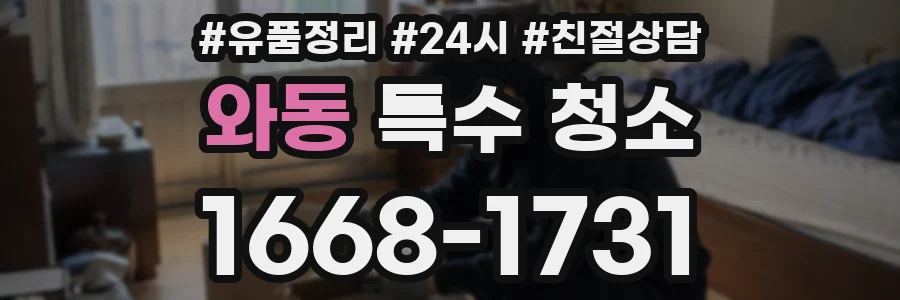 와동 특수 청소