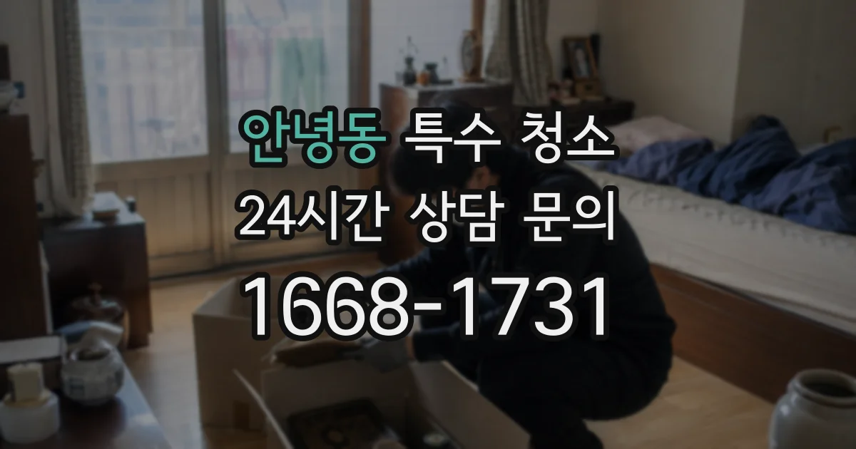안녕동 특수 청소