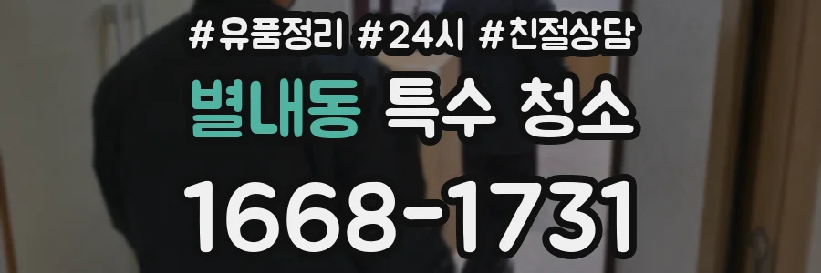 별내동 특수 청소