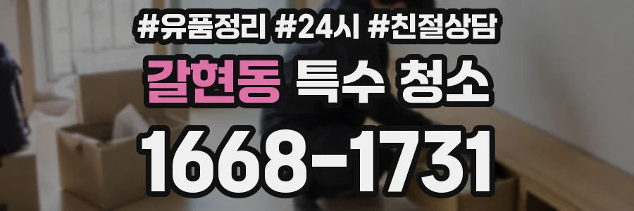 갈현동 특수 청소