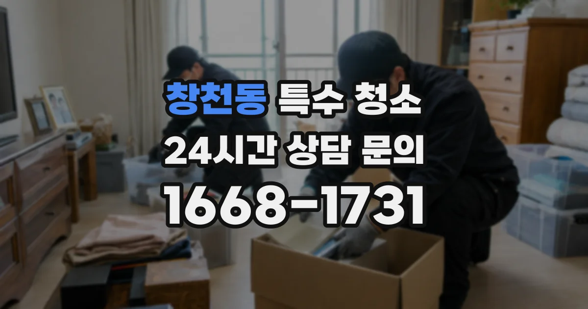 창천동 특수 청소