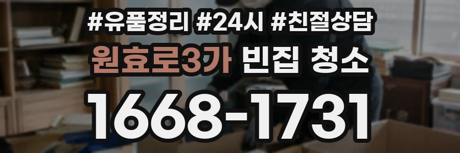 원효로3가 빈집 청소