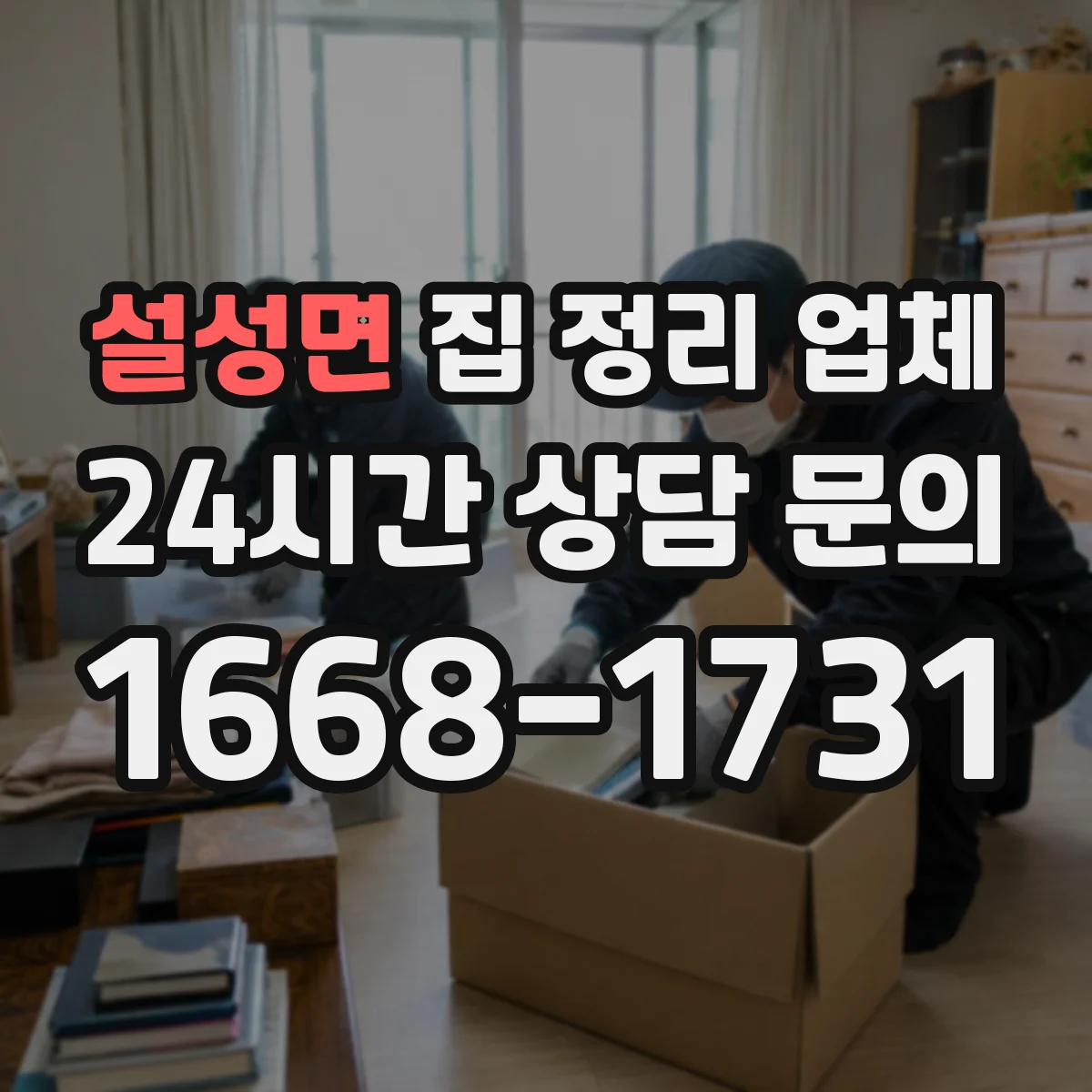 설성면 집 정리 업체
