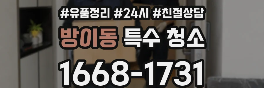 방이동 특수 청소