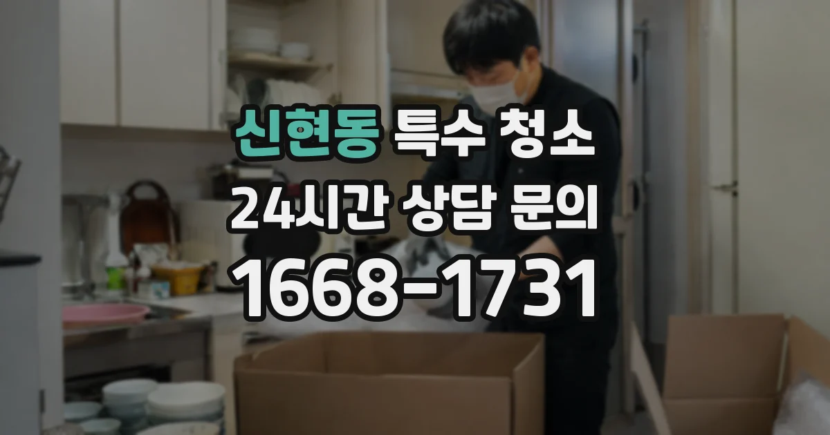 신현동 특수 청소