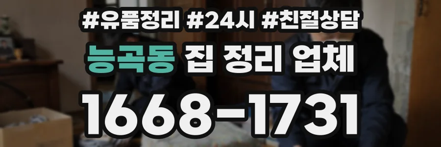 능곡동 집 정리 업체
