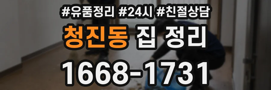 청진동 집 정리