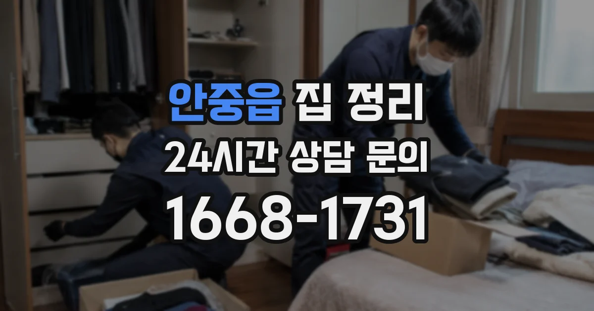 안중읍 집 정리