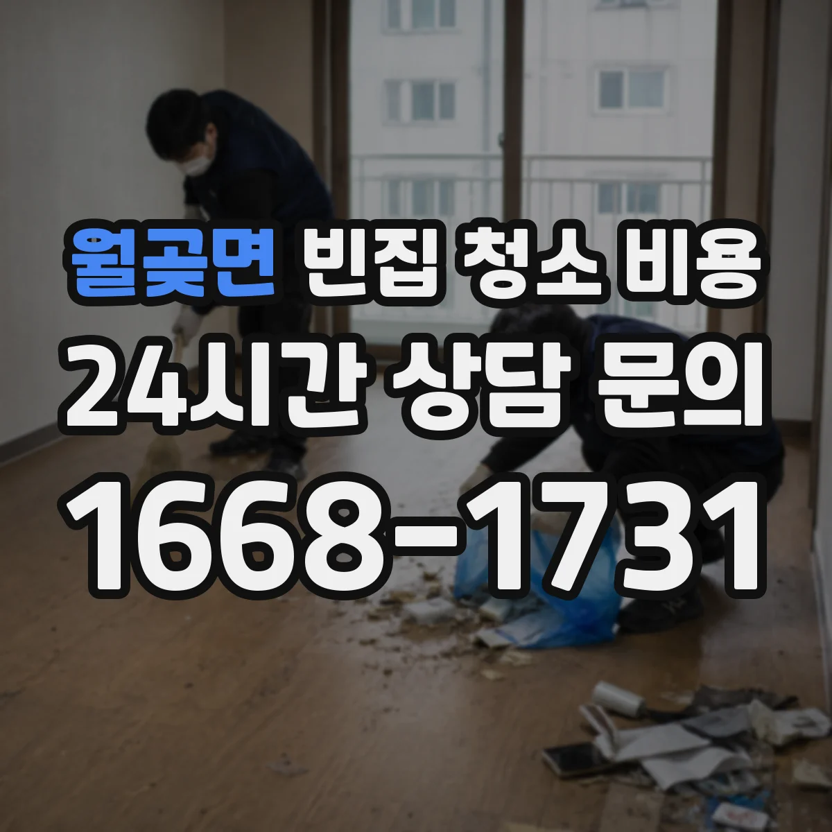 월곶면 빈집 청소 비용