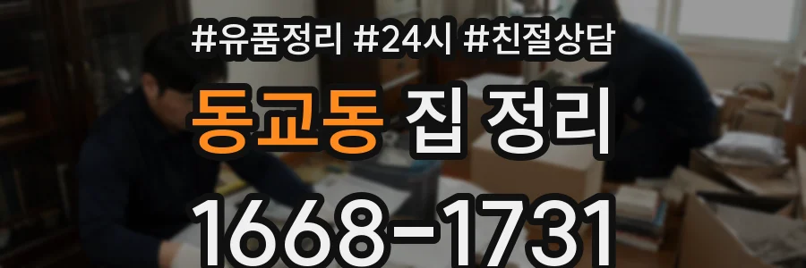 동교동 집 정리