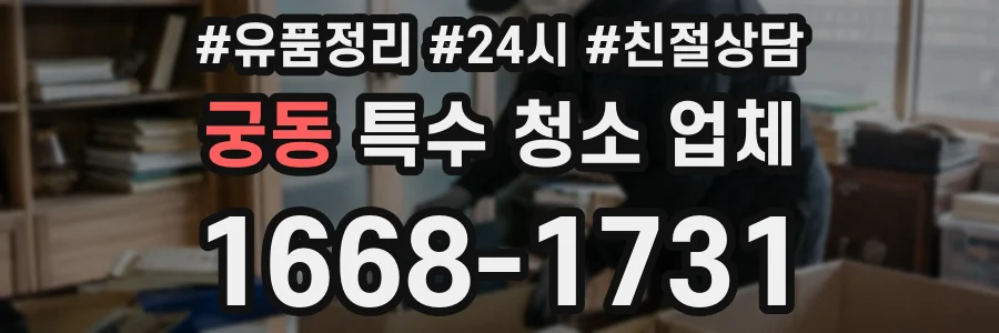 궁동 특수 청소 업체