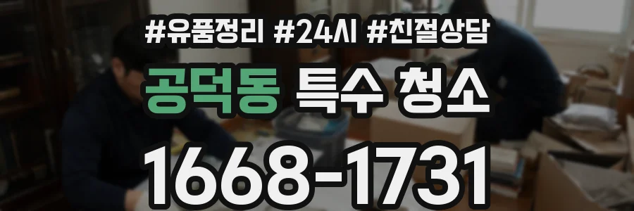공덕동 특수 청소