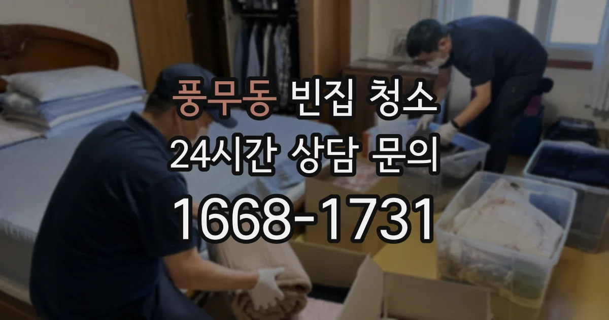 풍무동 빈집 청소