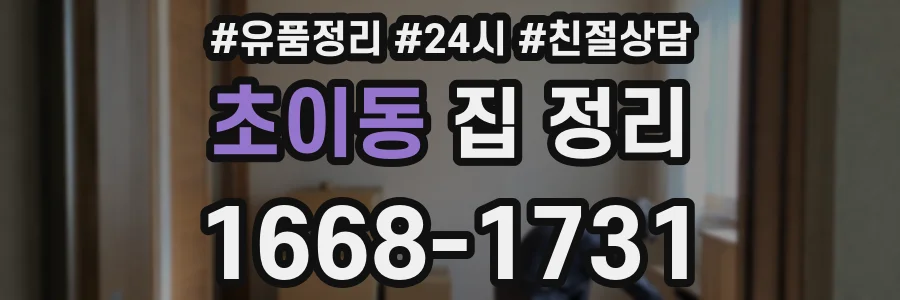 초이동 집 정리