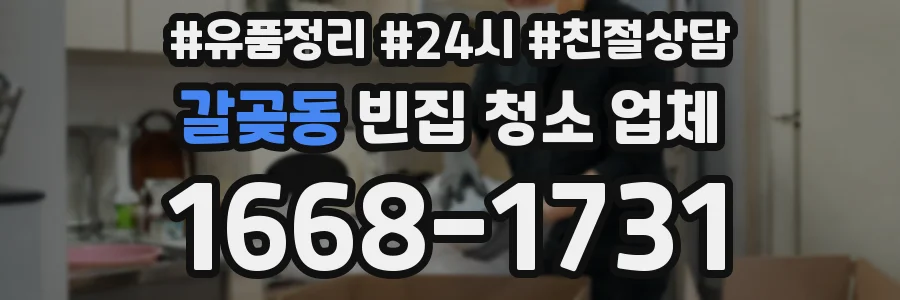 갈곶동 빈집 청소 업체