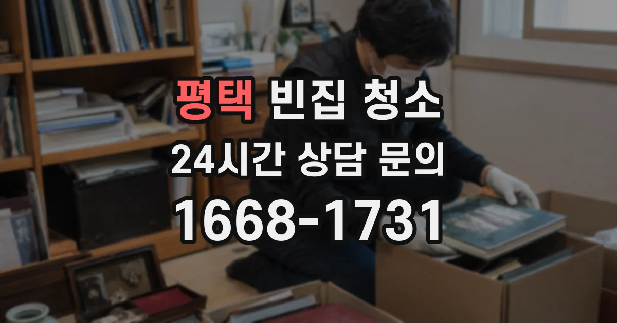 평택 빈집 청소