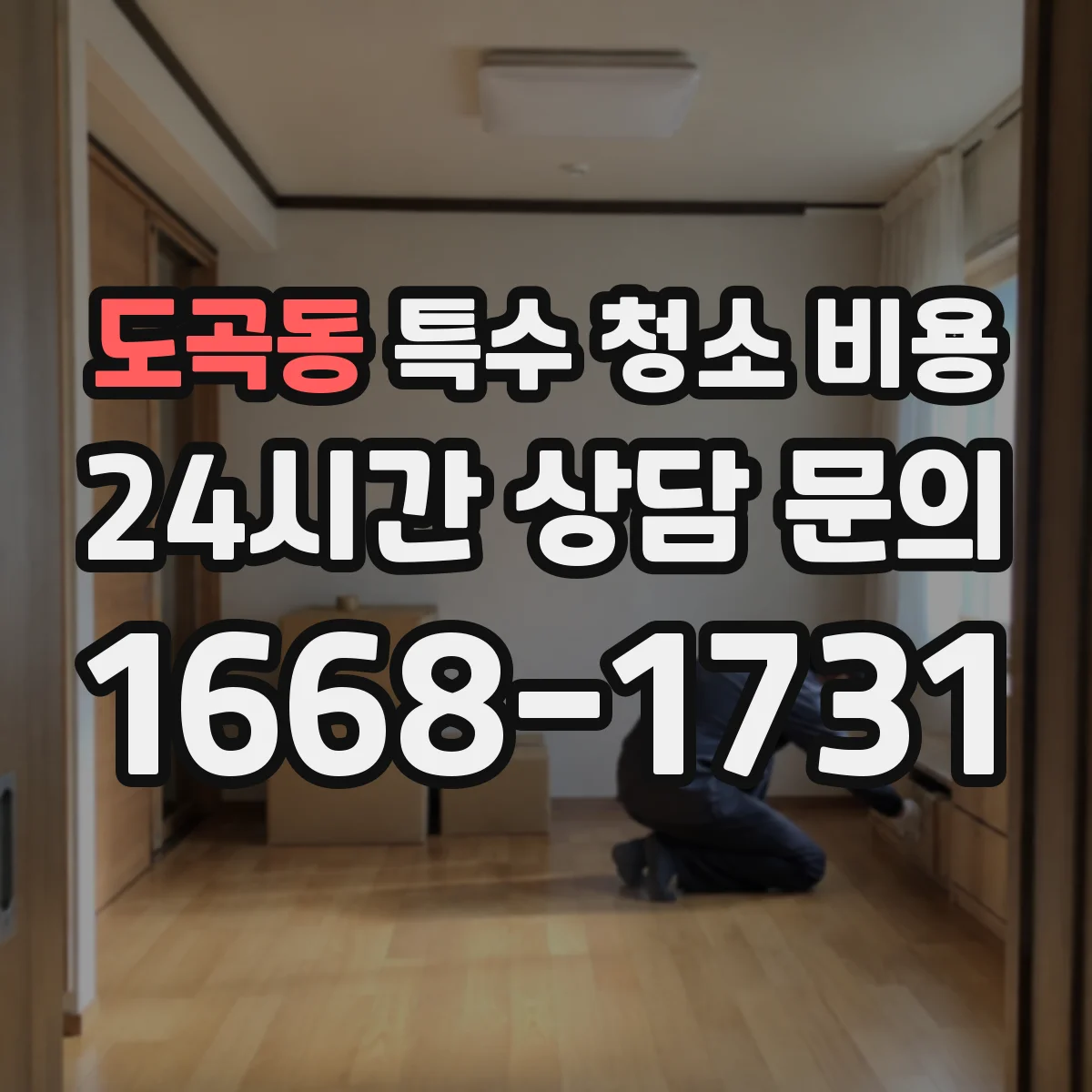 도곡동 특수 청소 비용