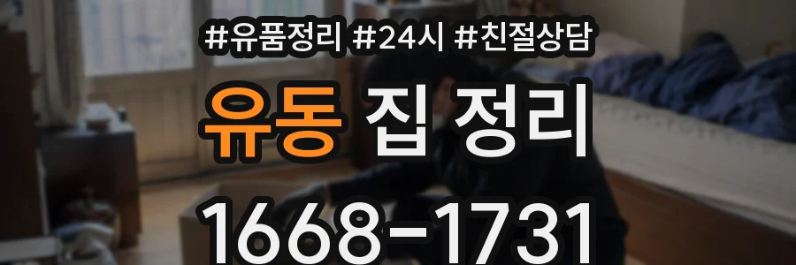 유동 집 정리