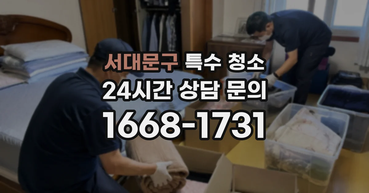 서대문구 특수 청소