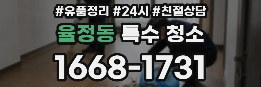 율정동 특수 청소