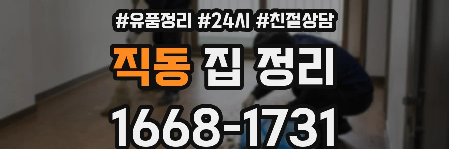 직동 집 정리