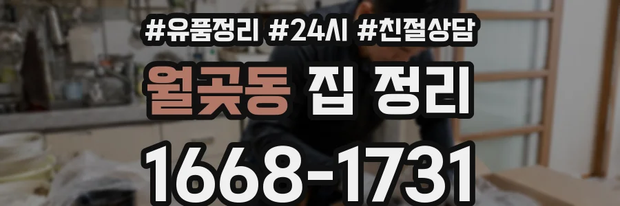 월곶동 집 정리