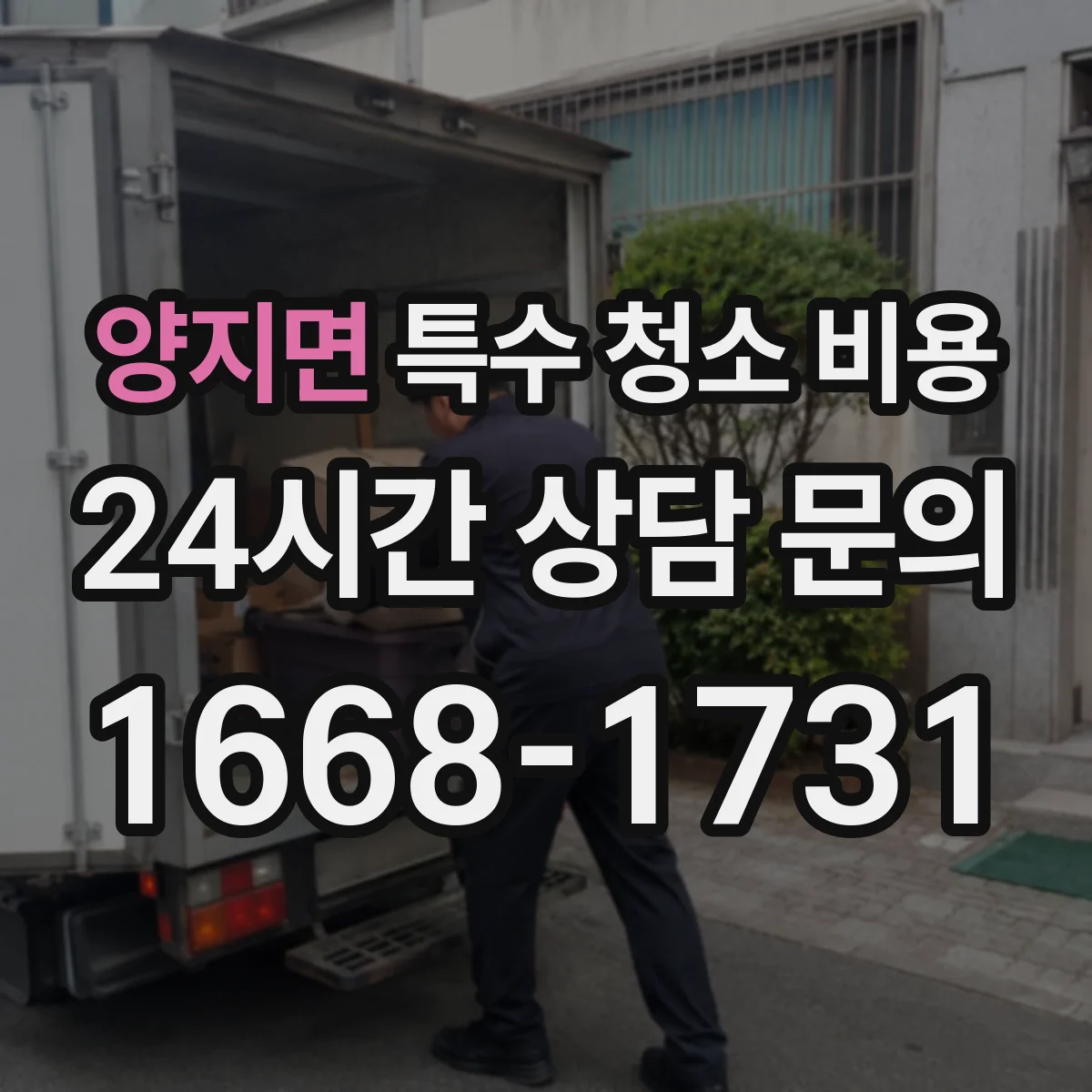 양지면 특수 청소 비용