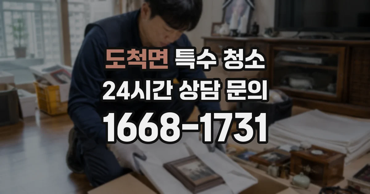 도척면 특수 청소