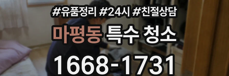 마평동 특수 청소