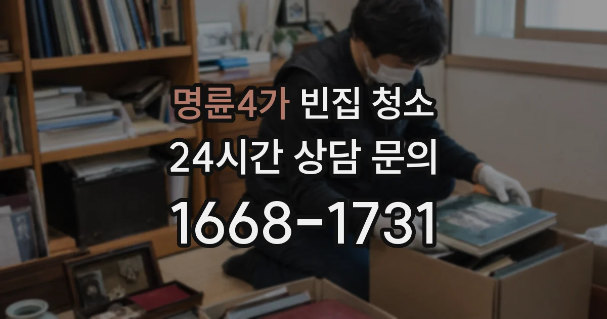 명륜4가 빈집 청소