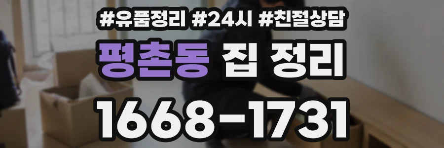 평촌동 집 정리