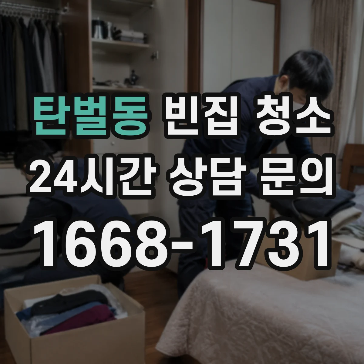 탄벌동 빈집 청소